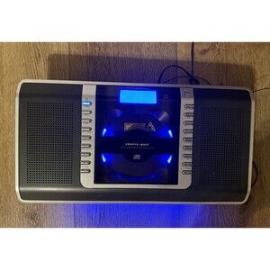 Sharper Image Digital Display & Tuning CD Stereo System, AM/FM Radio No Remote